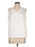 Shein 100% Polyester Ivory Sleeveless Blouse Size L - photo 1