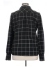 Tamara H. 100% Polyester Houndstooth Black Long Sleeve Blouse Size XL - photo 2