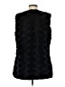 Massini 100% Polyester Black Faux Fur Vest Size M - photo 2