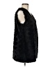 Massini 100% Polyester Black Faux Fur Vest Size M - photo 4