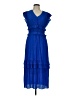 Taylor Blue Cocktail Dress Size 6 - photo 1