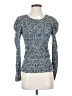 Parker Silver Long Sleeve Top Size S - photo 1