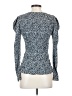 Parker Silver Long Sleeve Top Size S - photo 2