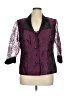 DressBarn 100% Polyester Purple Jacket Size 14 - photo 1