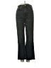 Zara Chevron-herringbone Black Jeans Size 2 - photo 1