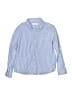 Zara Stripes Blue Long Sleeve Button-Down Shirt Size 9 - photo 1