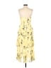 Self-Portrait 100% Polyester Yellow Cocktail Dress Size 4 - photo 2