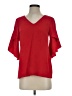 Trina Turk 100% Polyester Red 3/4 Sleeve Blouse Size XS - photo 1