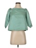 Tibi 100% Polyester Teal 3/4 Sleeve Blouse Size 2 - photo 1