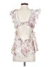MUNTHE White Ivory Sleeveless Blouse Size XS (estimated) - photo 2