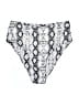 Blooming Jelly Print Silver Swimsuit Bottoms Size S - photo 1