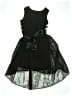Disorderly Kids 100% Polyester Chevron-herringbone Black Dress Size 7 - photo 2