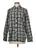 Talbots Outlet Checkered-gingham Black Long Sleeve Button-Down Shirt Size M - photo 1