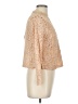 Zara 100% Polyester Tan 3/4 Sleeve Blouse Size L - photo 4