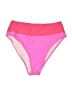 Popvil Color Block Pink Swimsuit Bottoms Size S - photo 1