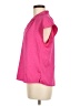 Worthington 100% Polyester Pink Short Sleeve Blouse Size M - photo 5
