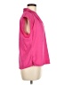 Worthington 100% Polyester Pink Short Sleeve Blouse Size M - photo 4