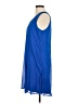 Worthington 100% Polyester Solid Blue Casual Dress Size M - photo 5