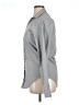 DKNY Chevron-herringbone Gray Long Sleeve Button-Down Shirt Size M - photo 5