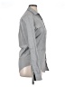 DKNY Chevron-herringbone Gray Long Sleeve Button-Down Shirt Size M - photo 4