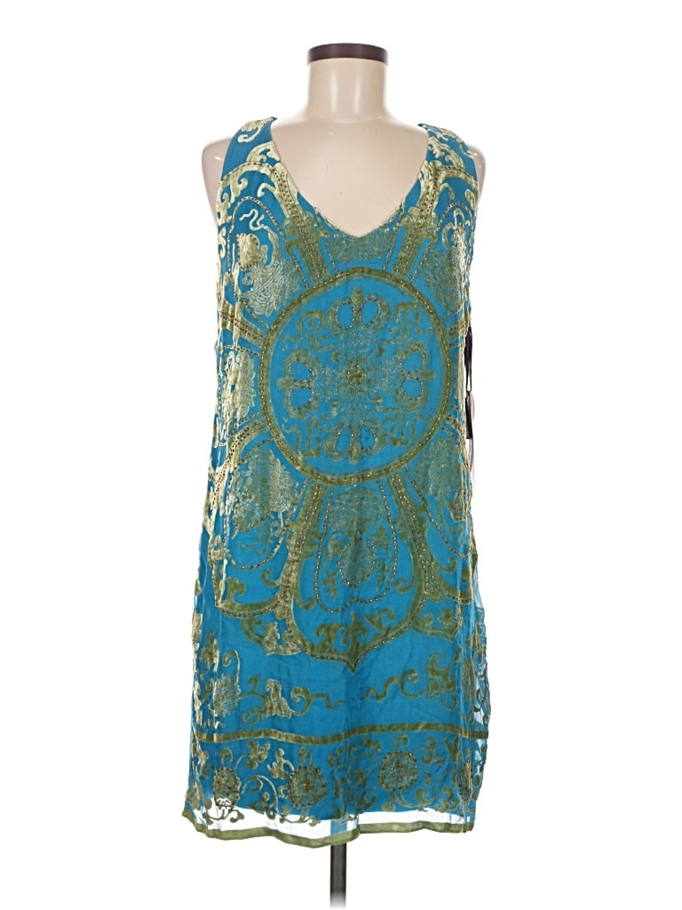 Pre-owned Hale Bob Cocktail Dress In Blue