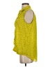 CAbi 100% Polyester Yellow Sleeveless Blouse Size S - photo 5