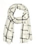 Unbranded 100% Polyester Gray White Scarf One size - photo 1