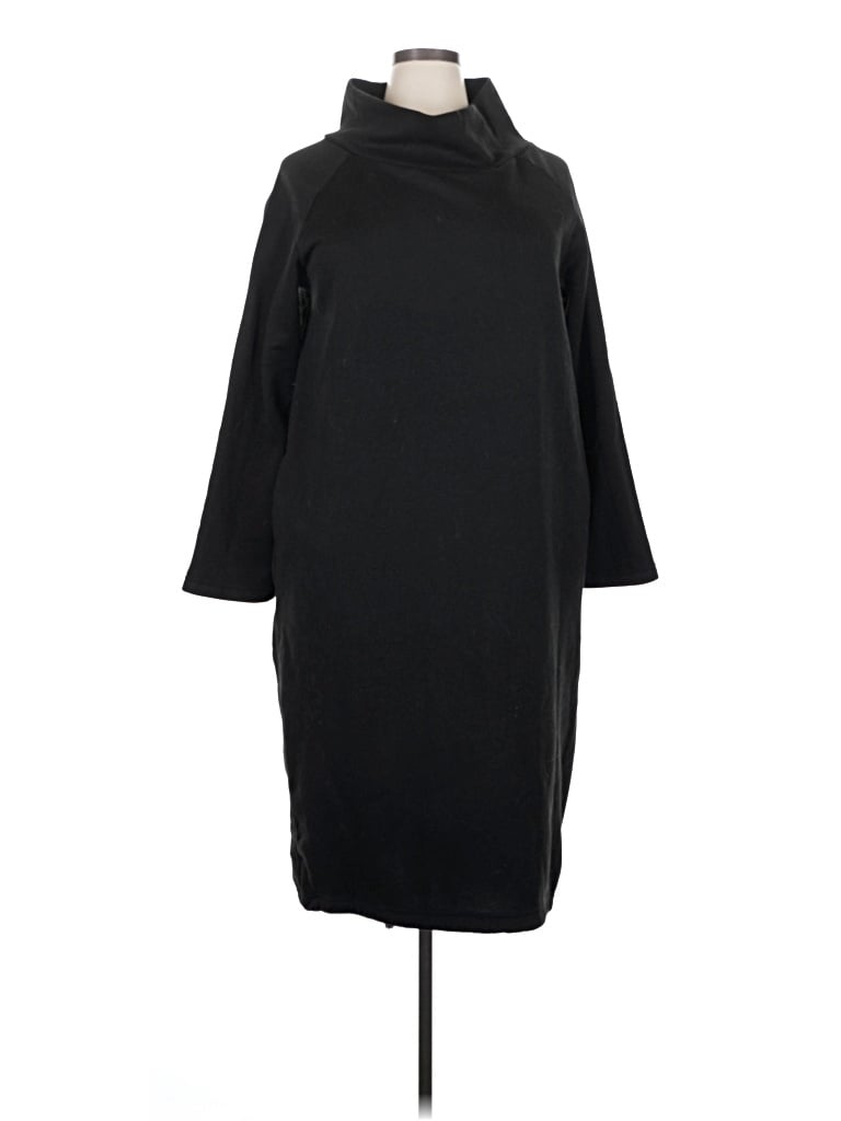 Pre-owned Zanzea Collection Casual Dress In Black