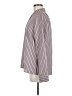 Express 100% Polyester Stripes Pink Long Sleeve Blouse Size M - photo 5
