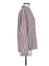 Express 100% Polyester Stripes Pink Long Sleeve Blouse Size M - photo 4