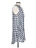Unbranded Checkered-gingham Blue Casual Dress Size S - photo 4