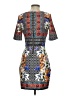 Alya Graphic Gray Cocktail Dress Size S - photo 2