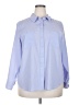 Roz & Ali 100% Polyester Blue Long Sleeve Blouse Size 2X - photo 1