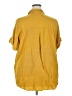 GOODTHREADS 100% Viscose Yellow Short Sleeve Blouse Size XXL - photo 2