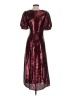Keepsake Burgundy Cocktail Dress Size S - photo 2
