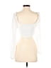 Shein 100% Polyester White Long Sleeve Blouse Size XS - photo 2