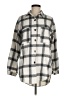 Unbranded Plaid Gray Long Sleeve Blouse Size XXL (estimated) - photo 1