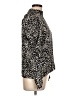 Zara Animal Print Black Long Sleeve Blouse Size L - photo 4