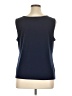 IMAN Blue Sleeveless T-Shirt Size 1X - photo 2