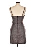 B. Smart 100% Polyester Metallic Silver Cocktail Dress Size 11 - 12 - photo 2