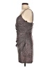 B. Smart 100% Polyester Metallic Silver Cocktail Dress Size 11 - 12 - photo 5