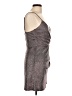 B. Smart 100% Polyester Metallic Silver Cocktail Dress Size 11 - 12 - photo 4