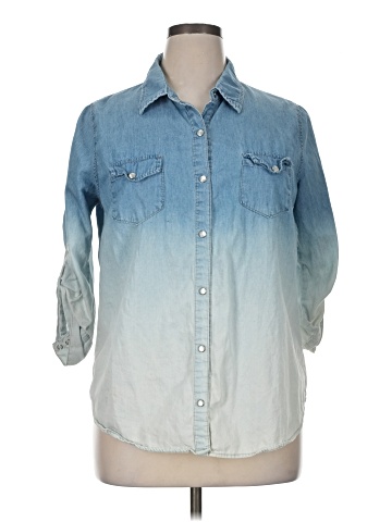 Takara 3/4 Sleeve Button-Down Shirt (view 1)