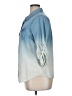 Takara 100% Cotton Blue 3/4 Sleeve Button-Down Shirt Size XL - photo 5