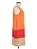 Dana Buchman 100% Polyester Color Block Orange Casual Dress Size 8 - photo 4