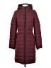 Bernardo Fashions 100% Polyester Burgundy Coat Size S - photo 1