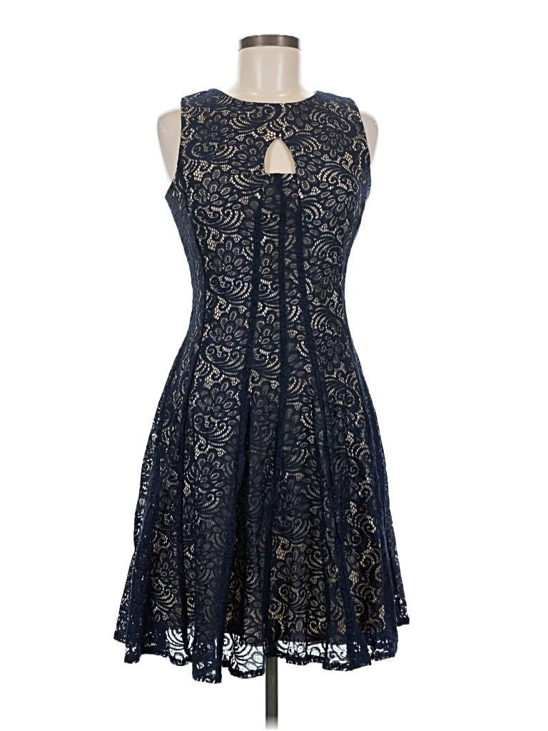 Pre-owned Danny & Nicole Cocktail Dress In Blue