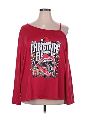 Shein Curve Long Sleeve T-Shirt (view 1)