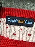 Sophie and Sam 100% Cotton Print Red Pullover Sweater Size 7 - 8 - photo 3