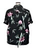 28 Palms Tropical Black Short Sleeve Blouse Size XXL - photo 2